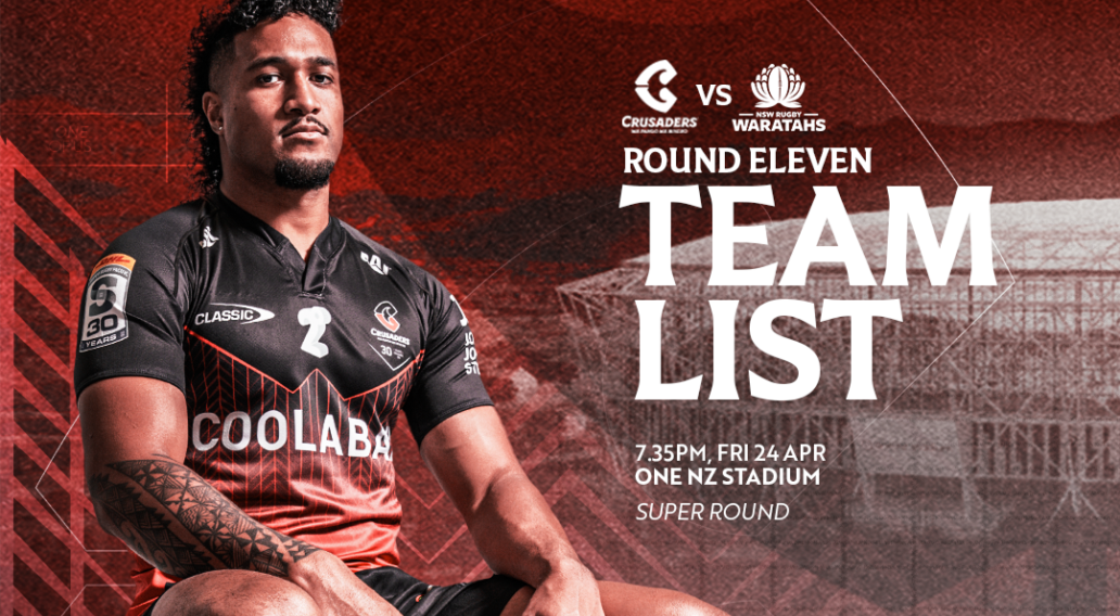 RD11 Crusaders Team List Graphic 2026 Slide 1 1